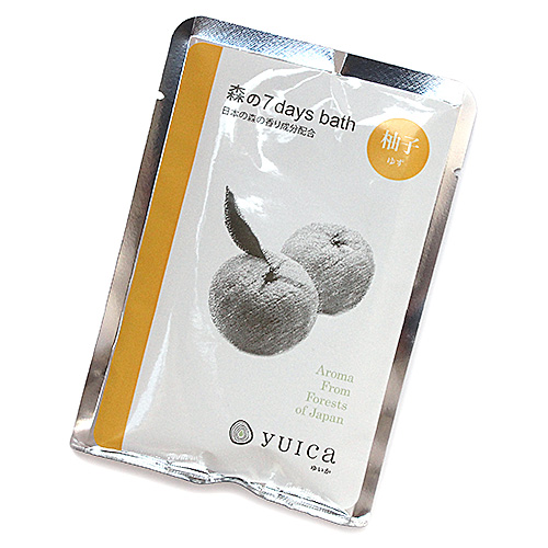 yuica ゆいか 森の7days bath（日本産森のアロマの入浴剤）