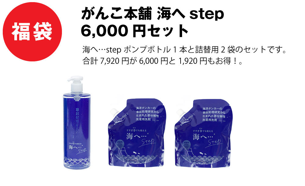 福袋 がんこ本舗 海へ…step 6,000円セット