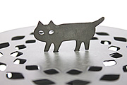 アイアン蚊遣り箱 猫 アップ