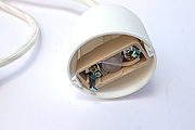 レトロ照明器具　後藤照明　レプリカ灯　白塗装　60W（電球付）　天井引っ掛けシーリング