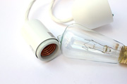 レトロ照明器具　後藤照明　レプリカ灯　白塗装　60W（電球付）　ソケット部分
